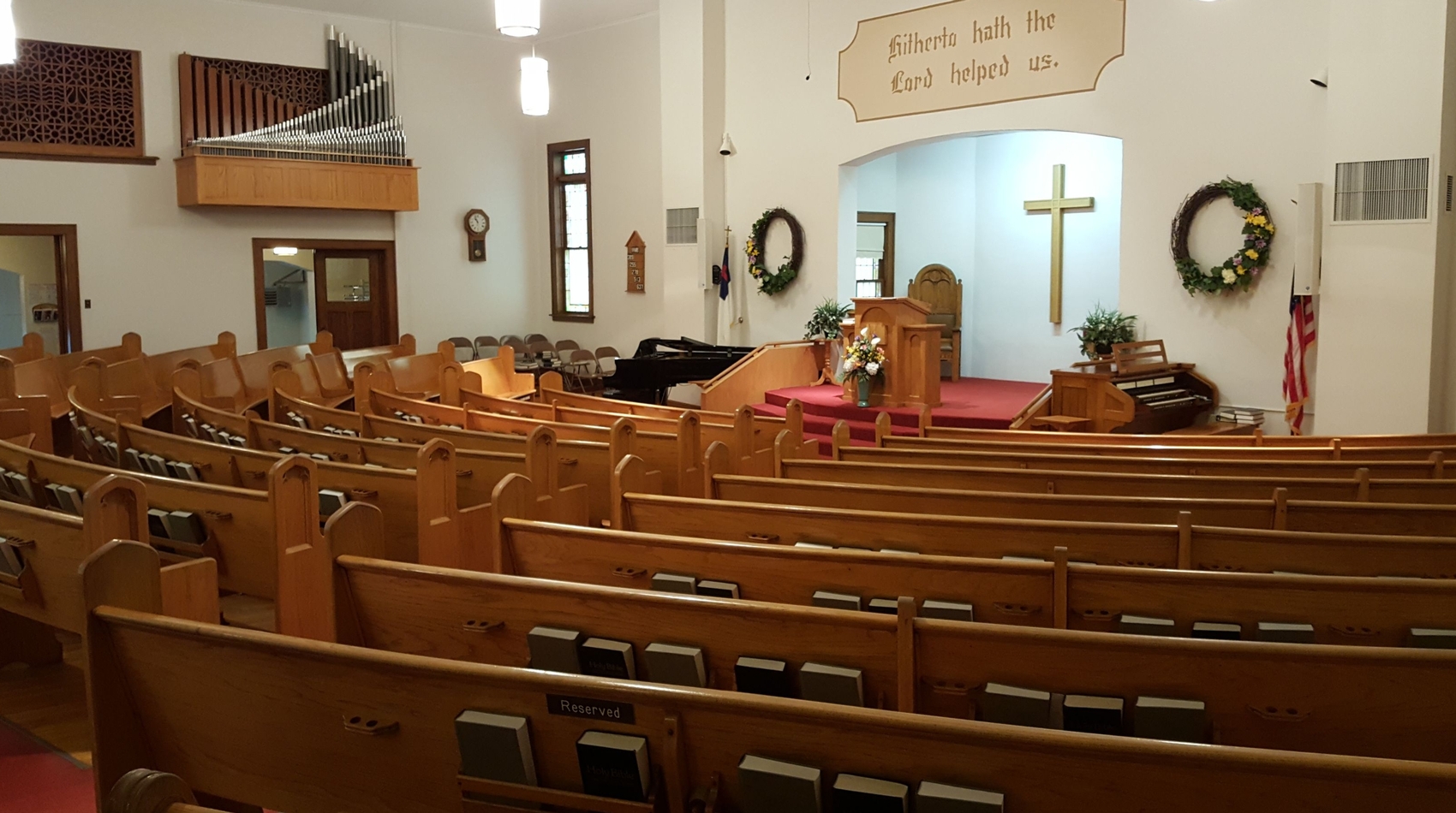 Photo of church auditorium